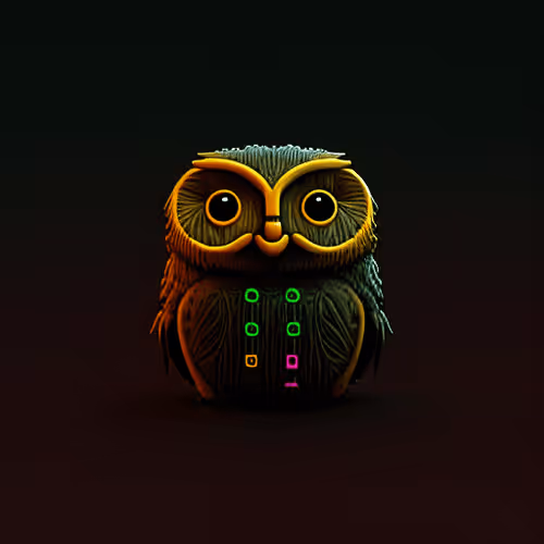 Ascii Owls 3d