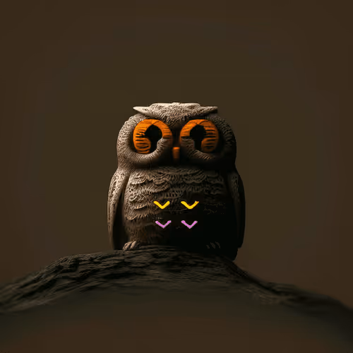 Ascii Owls 3d