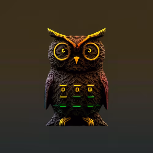 Ascii Owls 3d