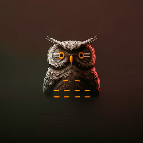 Ascii Owls 3d