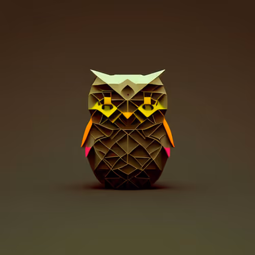 Ascii Owls 3d