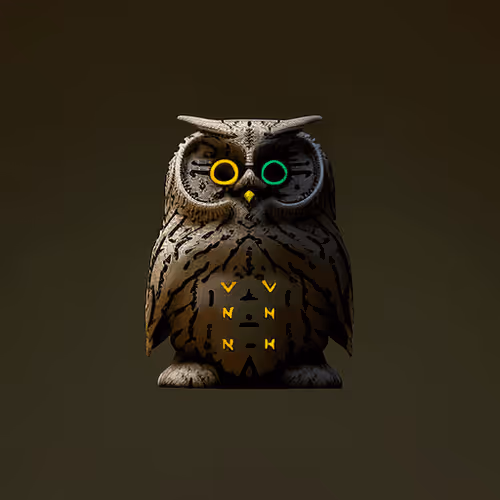 Ascii Owls 3d