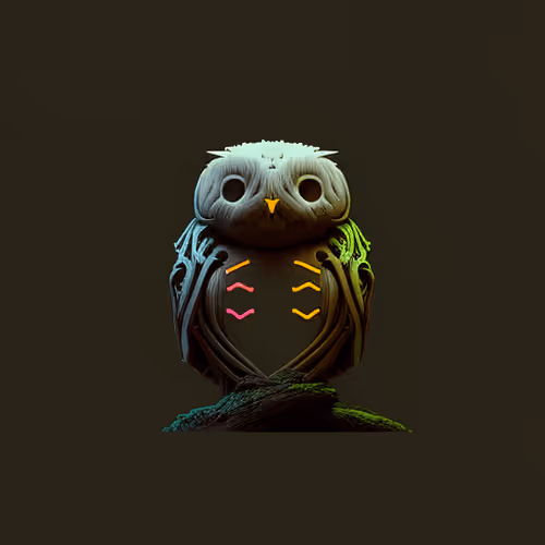 Ascii Owls 3d