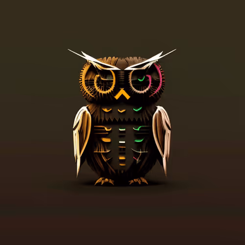 Ascii Owls 3d
