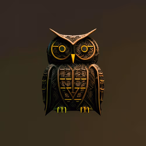 Ascii Owls 3d