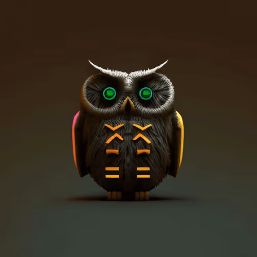 Ascii Owls 3d