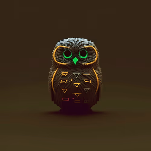 Ascii Owls 3d