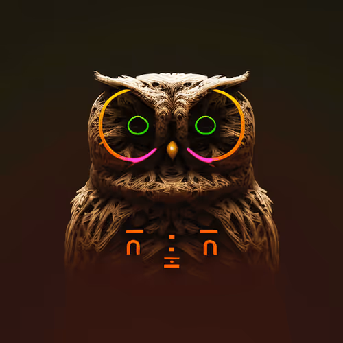 Ascii Owls 3d