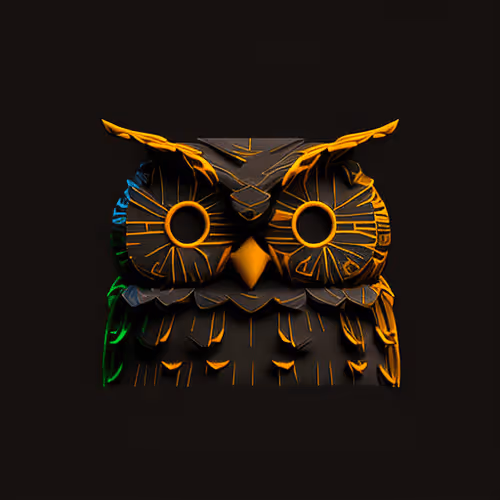 Ascii Owls 3d