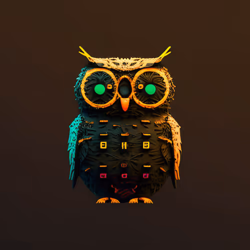Ascii Owls 3d