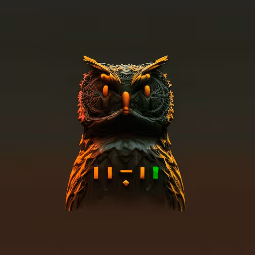 Ascii Owls 3d