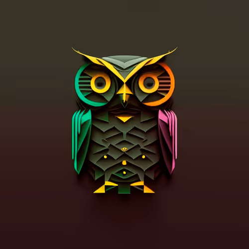 Ascii Owls 3d