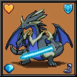 CryptoBeasts Dragoon #2031