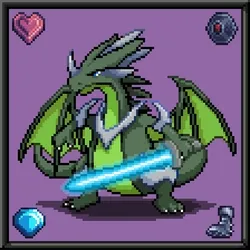 CryptoBeasts Dragoon #8060