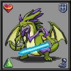 CryptoBeasts Dragoon #9088
