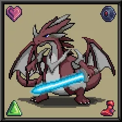 CryptoBeasts Dragoon #2013