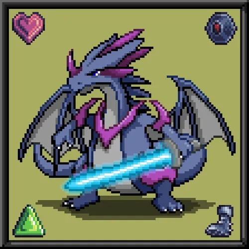 CryptoBeasts Dragoon #3096