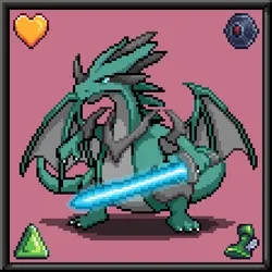 CryptoBeasts Dragoon #1073