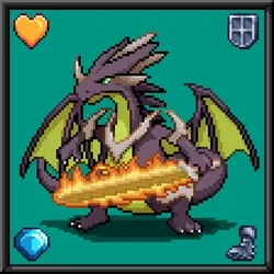 CryptoBeasts Dragoon #7010