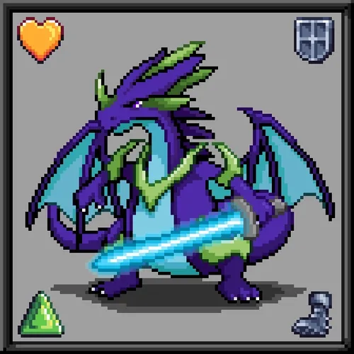 CryptoBeasts Dragoon #2058