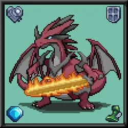 CryptoBeasts Dragoon #4063