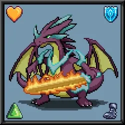 CryptoBeasts Dragoon #3002