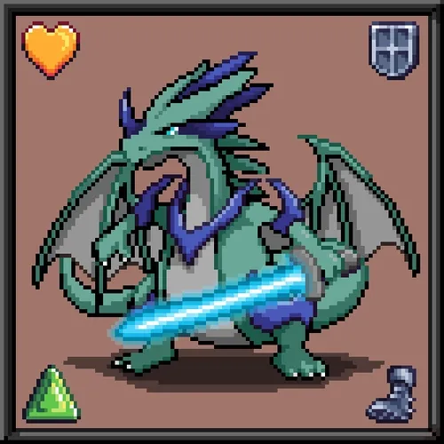 CryptoBeasts Dragoon #5086