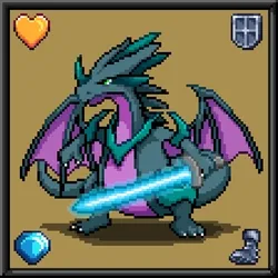 CryptoBeasts Dragoon #6025
