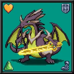 CryptoBeasts Dragoon #3010