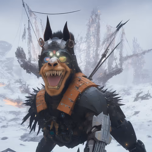 Mutant Hounds By Beeble