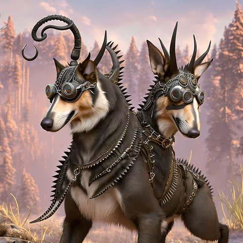 Mutant Hounds By Beeble