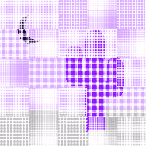 Patchwork Saguaros #38