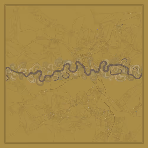 Ancient Courses Of Fictional Rivers By Robert Hodg