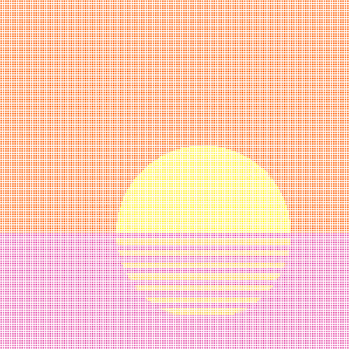 Stipple Sunsets #327