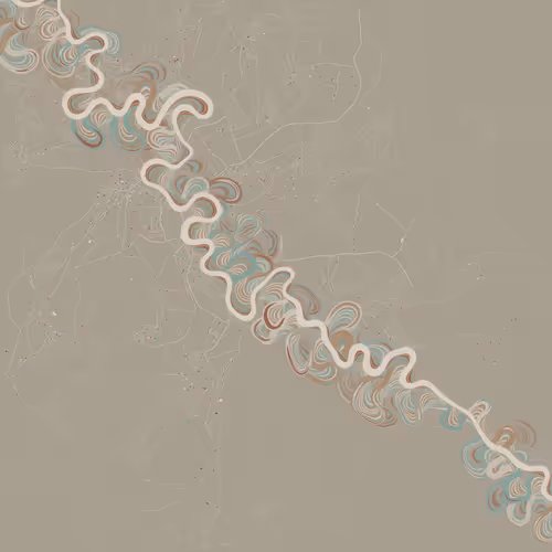 Ancient Courses of Fictional Rivers #893