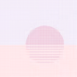 Stipple Sunsets #30