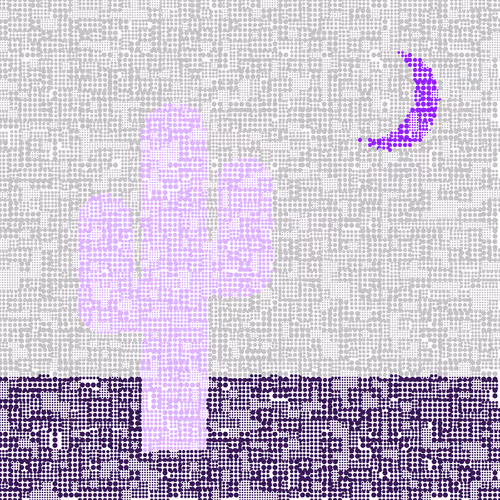Patchwork Saguaros #60