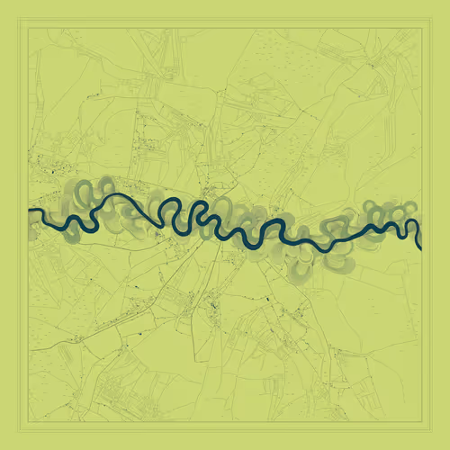 Ancient Courses Of Fictional Rivers By Robert Hodg