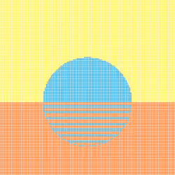 Stipple Sunsets #333