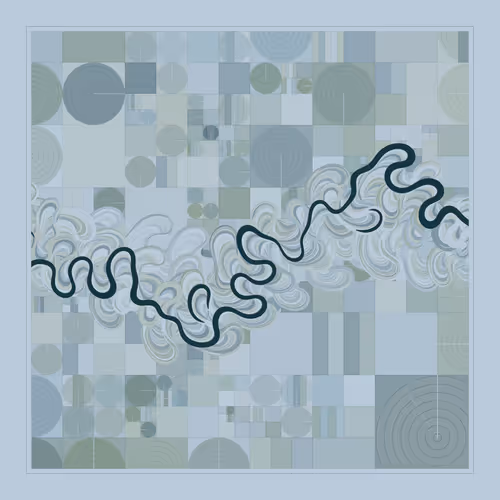 Ancient Courses Of Fictional Rivers By Robert Hodg