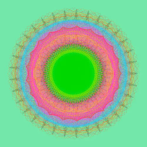 Spiroflakes By Alexander Reben