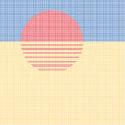 Stipple Sunsets #160