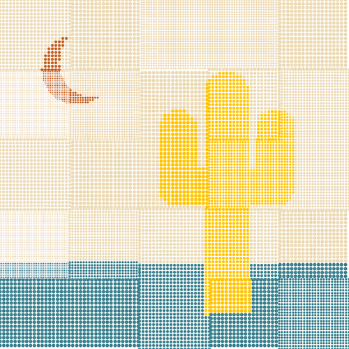 Patchwork Saguaros By Jake Rockland