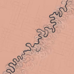 Ancient Courses of Fictional Rivers #689