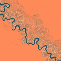 Ancient Courses of Fictional Rivers #277