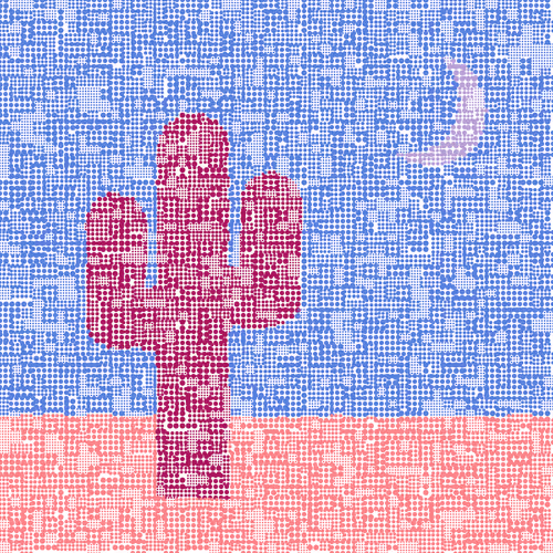 Patchwork Saguaros #6