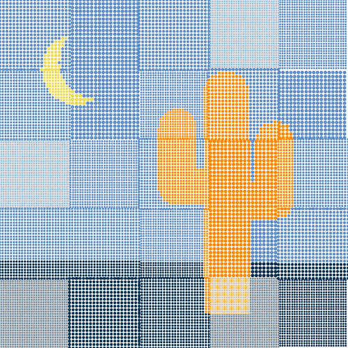 Patchwork Saguaros #51