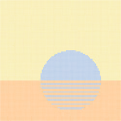 Stipple Sunsets #29