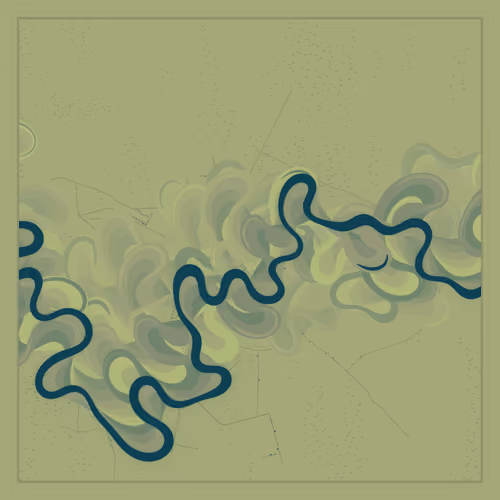 Ancient Courses of Fictional Rivers #707