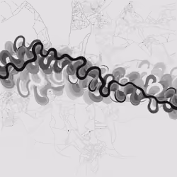 Ancient Courses of Fictional Rivers #942